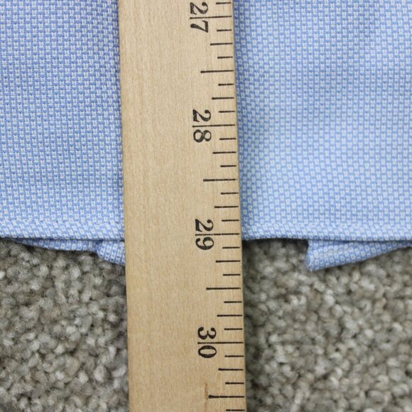 UNTUCKit Kvint Shirt Men XL Blue Slim Fit 100% Cotton Long Sleeve Button X-large - Picture 12 of 13